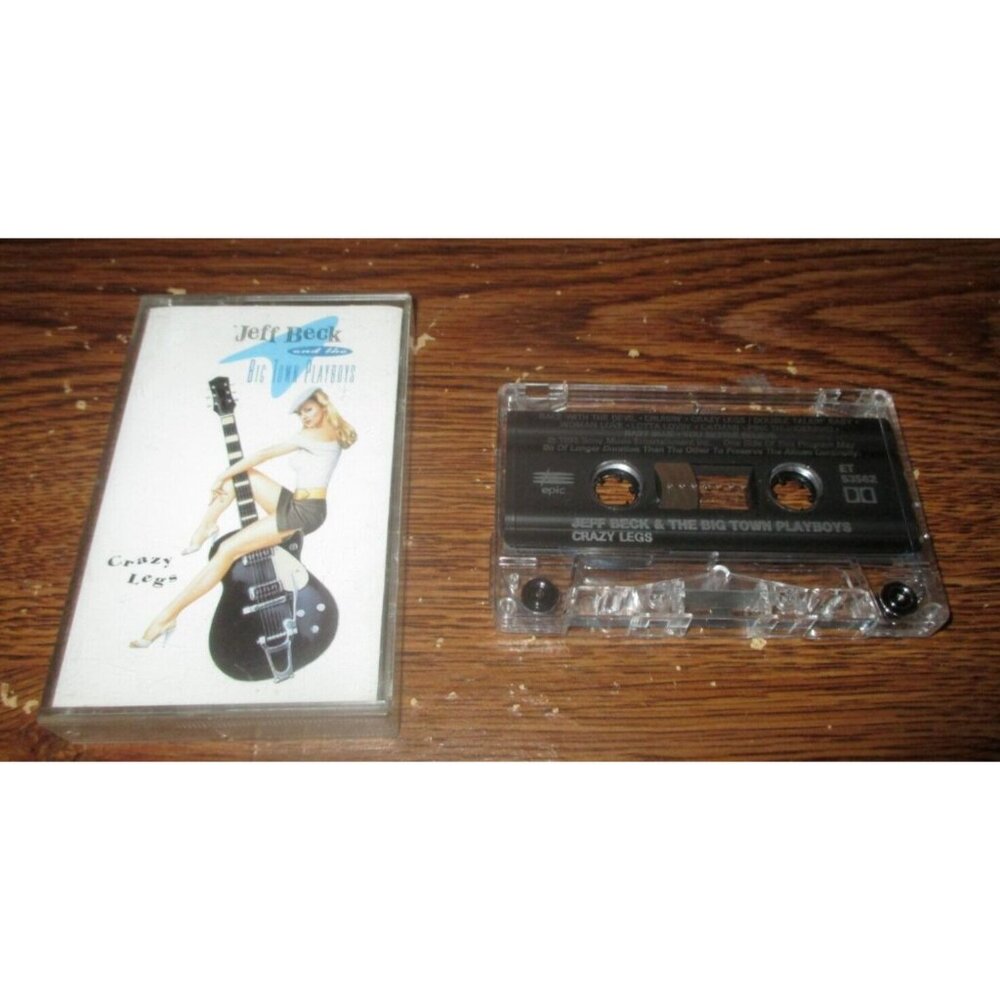 Jeff Beck & the Big Town Playoffs - Crazy Legs on cassette (1993, Sony Music)